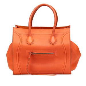 Pre-Loved Celine Medium Leather Phantom Luggage Tote